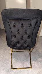 Luxe chique Eric kuster stijl eetkamerstoelen - 4 stuks, Huis en Inrichting, Ophalen, Zo goed als nieuw, Eén, Stof