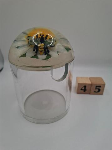 Honingpotje nr. 45, perplex, ong. 12 cm, gaaf beschikbaar voor biedingen