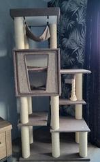 Grote XL krabpaal bruin creme 203 cm hoog, Ophalen, Zo goed als nieuw, Krabpaal