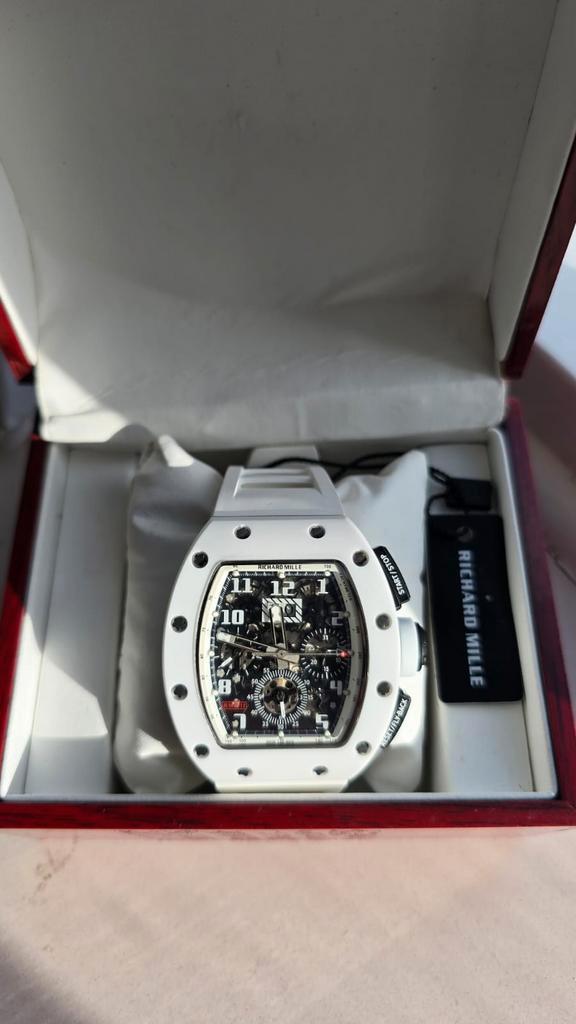 Richard Mille RM11-02 White Ceramic - Nieuw!, Sieraden, Tassen en Uiterlijk, Horloges | Heren, Nieuw, Polshorloge, Overige merken