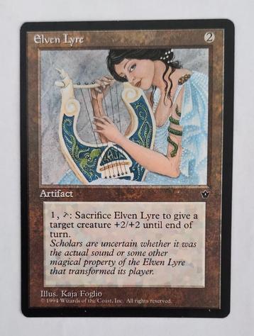 Elven Lyre Fallen Empires MTG Near Mint beschikbaar voor biedingen