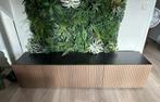 IKEA Besta kast met Bjorkoviken deurtjes, Kunststof, Gebruikt, 100 tot 150 cm, Ophalen of Verzenden
