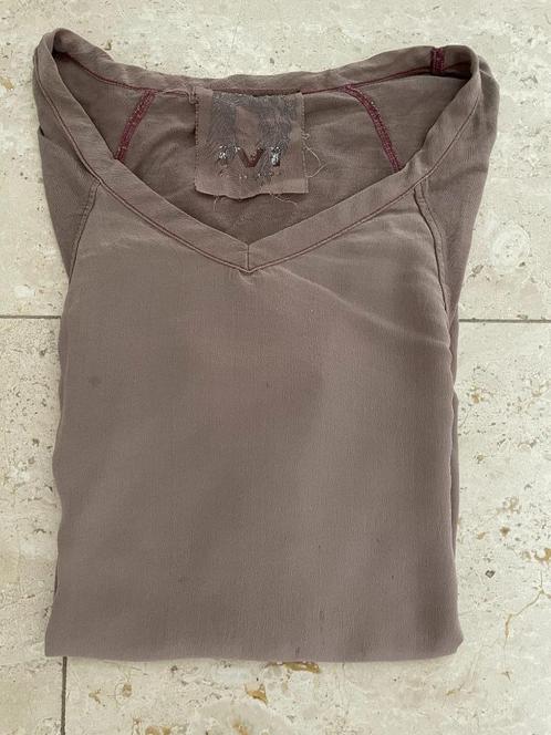 IVI: oversized luxe top 100% zijden voorpand maat S, Kleding | Dames, Tops, Gedragen, Overige kleuren, Lange mouw, Verzenden