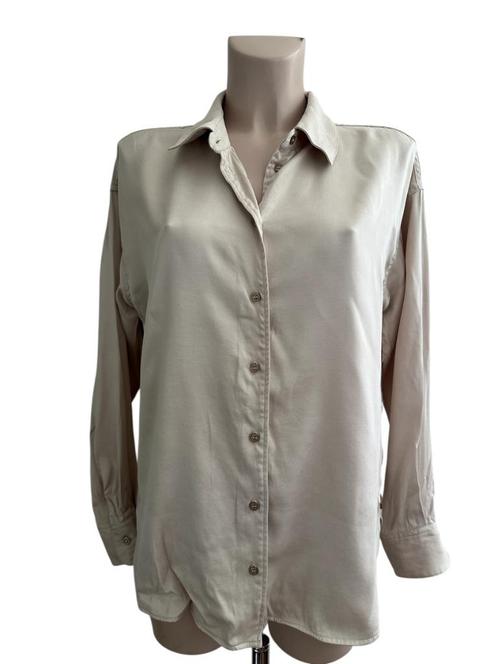 Moscow blouse M, Kleding | Dames, Blouses en Tunieken, Zo goed als nieuw, Maat 38/40 (M), Beige, Ophalen of Verzenden