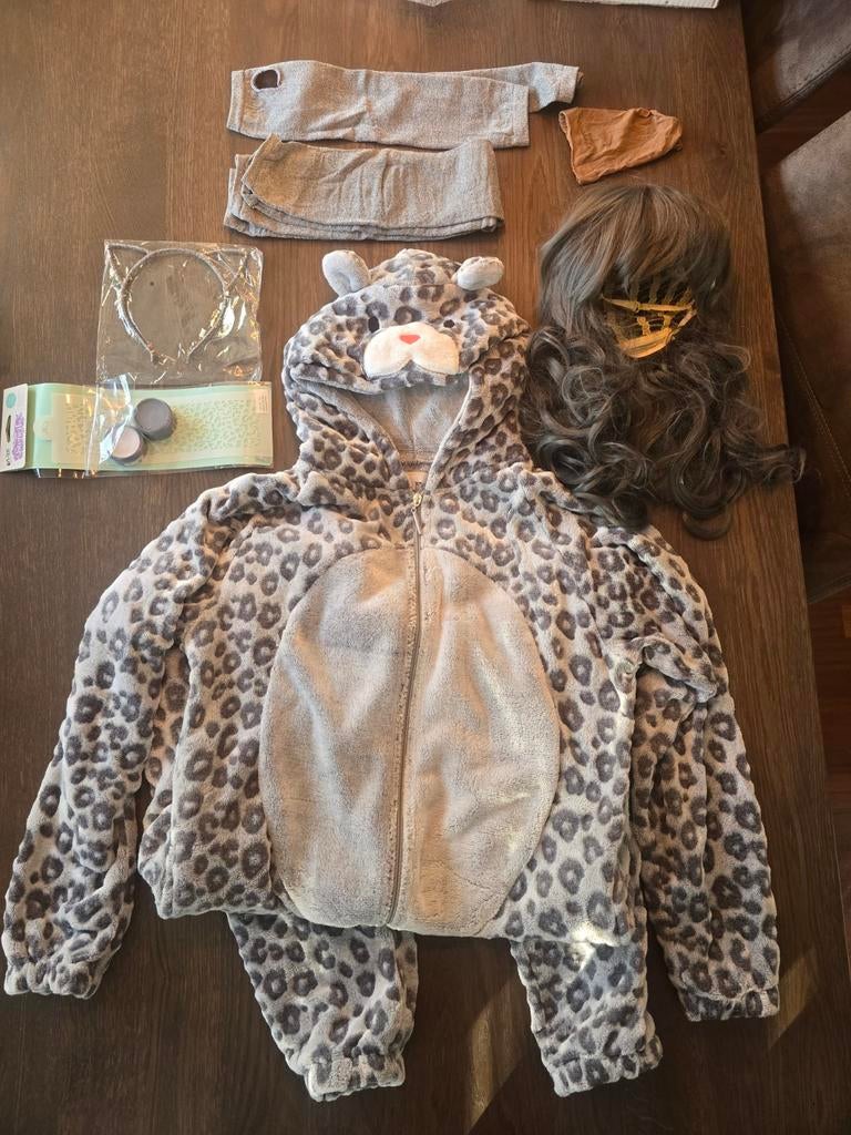 Carnavalsoutfit panter/luipaard zo goed als nieuw, Ophalen of Verzenden, Zo goed als nieuw, Maat 42/44 (L), Carnaval