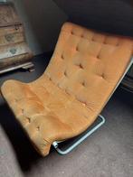 Lounge stoel vintage, Huis en Inrichting, Stof, Vintage, Ophalen of Verzenden, Zo goed als nieuw