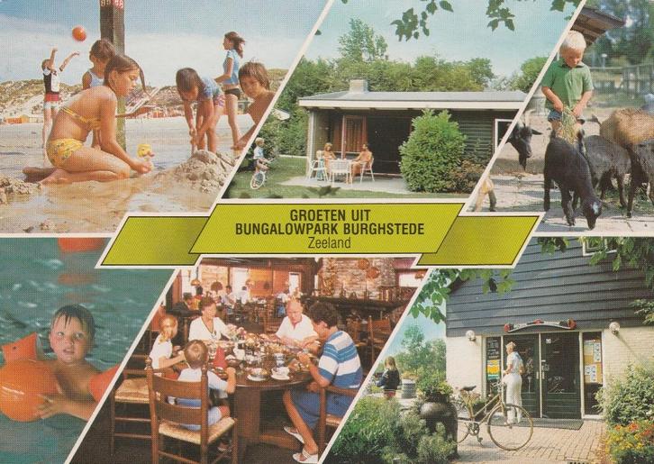BURGH HAAMSTEDE Bungalowpark Burghstede, Verzamelen, Ansichtkaarten | Nederland, Gelopen, Zeeland, 1980 tot heden, Verzenden