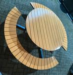 Aluminium ronde picknicktafel te koop (TWV: 999,-) te koop!!, Ophalen, Zo goed als nieuw, Rechthoekig, Aluminium