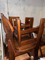 Hoop houten stoelen, Huis en Inrichting, Ophalen, Gebruikt, 8 stoelen of meer