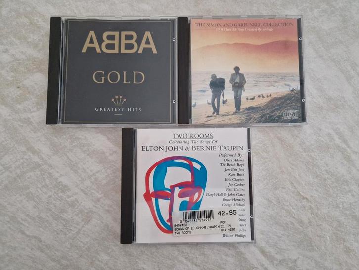 CD verzameling: ABBA, Simon & Garfunkel, Elton John, Cd's en Dvd's, Cd's | Overige Cd's, Zo goed als nieuw, Ophalen of Verzenden