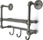 By Boo - Metalen Furnilux Kapstok / Jassen Rek * ZGAN *, Wandkapstok, Ophalen of Verzenden, Zo goed als nieuw, Minder dan 100 cm