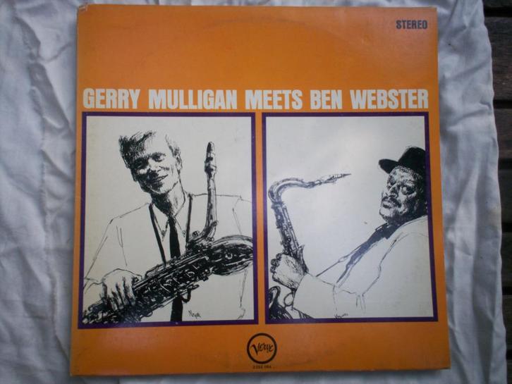 Ben Webster Op Zijn Best, Gerry Mulligan Meets Ben Webster, Cd's en Dvd's, Vinyl | Jazz en Blues, Zo goed als nieuw, Jazz, 1960 tot 1980