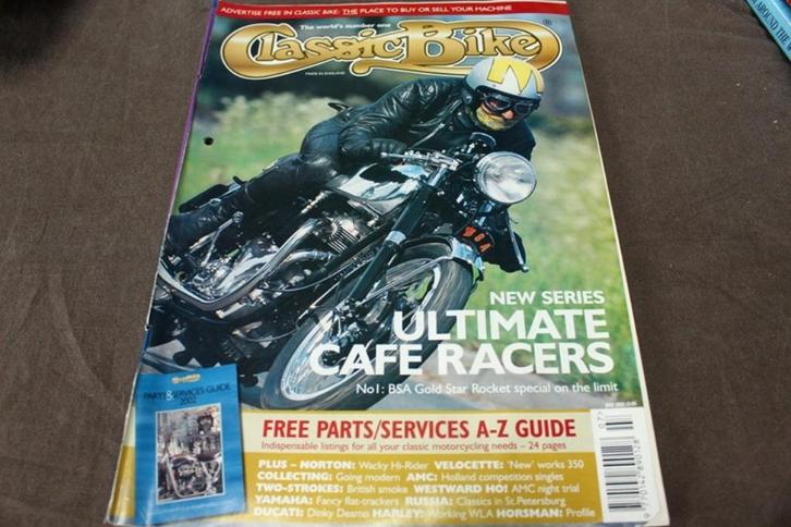 Classic Bike juli 2002 oa. BSA Gold Star Velocette etc., Boeken, Motoren, Gelezen, Ophalen of Verzenden