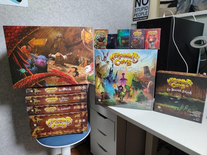Merchants Cove Kickstarter compleet, Hobby en Vrije tijd, Gezelschapsspellen | Bordspellen, Nieuw, Vijf spelers of meer, Ophalen of Verzenden