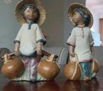 2 puntgave Lladro beelden uit de bijzondere Gres serie., Antiek en Kunst, Antiek | Porselein, Ophalen of Verzenden