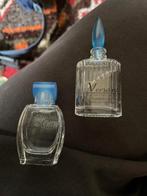 2 lege parfumflesjes / versant en reine de mai, Verzamelen, Ophalen of Verzenden, Gebruikt, Parfumfles