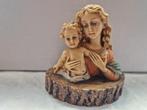 Beeld gekleurd hars,  Madonna met kind., Ophalen of Verzenden, Zo goed als nieuw, Beeld(je)