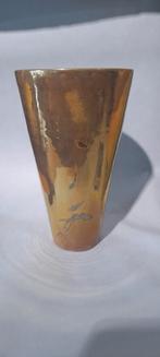 Mobach design vaas met goudglazuur ., Ophalen of Verzenden