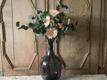 Nieuw super mooi kunstboeket kunstbloemen takken en veren beschikbaar voor biedingen