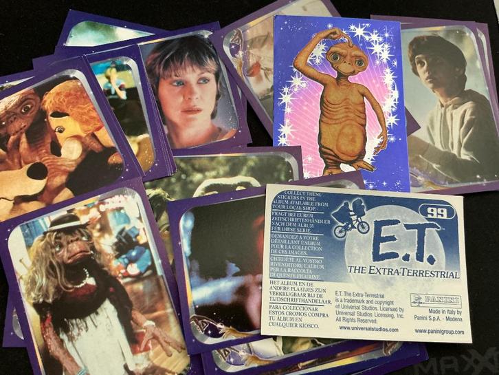 Panini E.T. The Extra-terrestrial -  jaren '80 -   stickers, Verzamelen, Stickers, Zo goed als nieuw, Overige typen, Ophalen of Verzenden