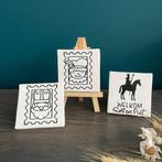 schildersdoekje mini canvas sinterklaas decoratie sint, Ophalen of Verzenden, Nieuw