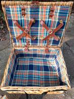 Rieten Picknick-/fietsmand, Ophalen, Mand, Zo goed als nieuw, Riet