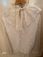 Lace blouse maat S - Goed doel, Ophalen of Verzenden, Zo goed als nieuw, Maat 36 (S), Wit