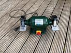 Huvema bankslijper 150mm 230V een topper (nieuwprijs €480), Ophalen of Verzenden, Zo goed als nieuw, Minder dan 700 watt, Werkbankslijpmachine