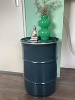 Olie vat olue drum tafel opbergbox planten bak, Ophalen, Zo goed als nieuw