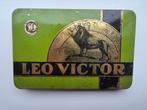 Leo Victor Henry de Leeuw sigaren blik, Verzamelen, Blikken, Ophalen of Verzenden, Gebruikt, Overige, Overige merken