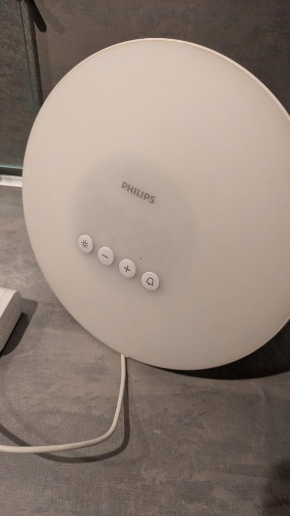 Philips Wake-up Light HF3500 - Fijn wakker worden!, Huis en Inrichting, Lampen | Vloerlampen, Gebruikt, Minder dan 100 cm, Kunststof