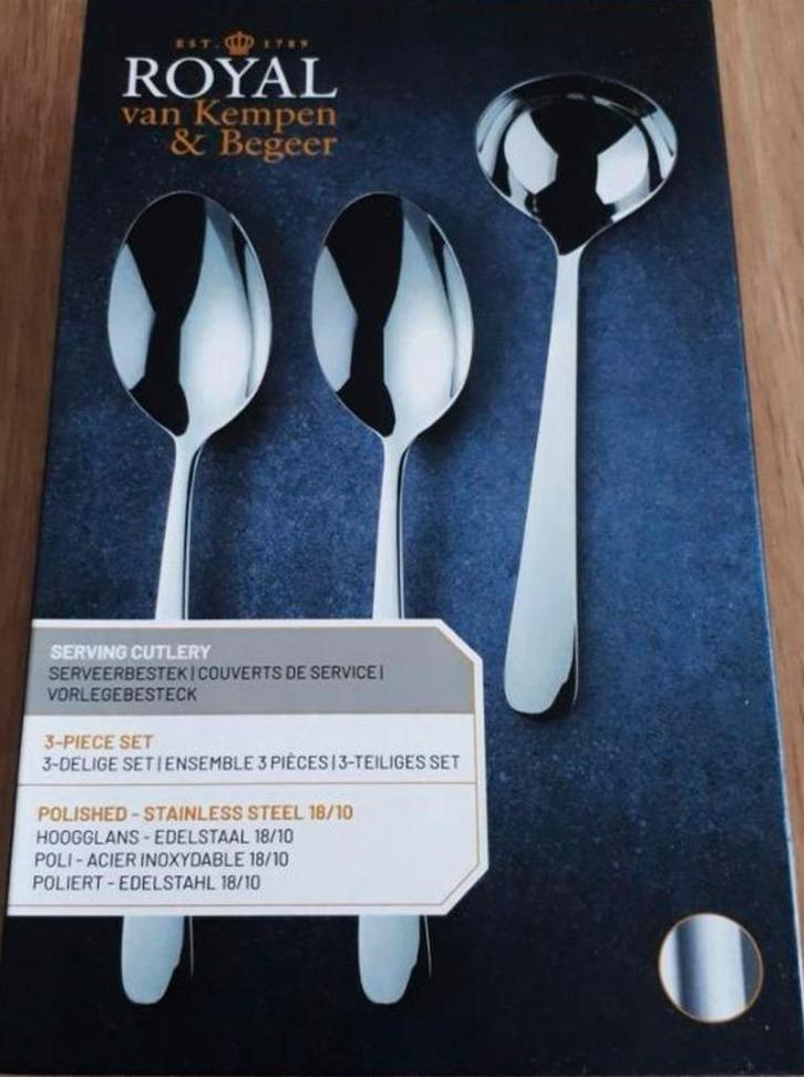 Royal Van Kempen & Begeer Serveerbestek, Huis en Inrichting, Keuken | Bestek, Nieuw, Bestekset, Rvs of Chroom, Vaatwasserbestendig