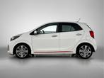 Kia Picanto 1.2 CVVT GT-Line | Leder | Stoel + Stuurverwarmi, Auto's, Kia, Voorwielaandrijving, Gebruikt, 4 cilinders, Wit