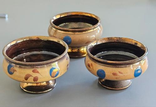 Engelse lusterware zoutschaaltjes Allertons + Longton, Antiek en Kunst, Antiek | Keramiek en Aardewerk, Ophalen of Verzenden