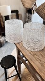 Mid century 2 Design lampenkappen, Overige kleuren, 25 tot 50 cm, Rond, Ophalen of Verzenden
