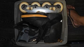Skeelers 2x gebruikt K2 skates beschikbaar voor biedingen