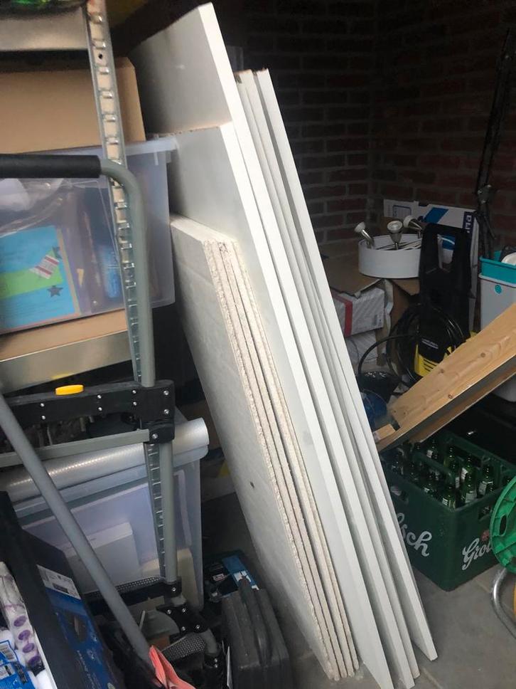 Klusmaterialen: Balken, Deurkozijnen, Platen, Doe-het-zelf en Verbouw, Hout en Planken, Gebruikt, Balk, Overige houtsoorten, 250 tot 300 cm