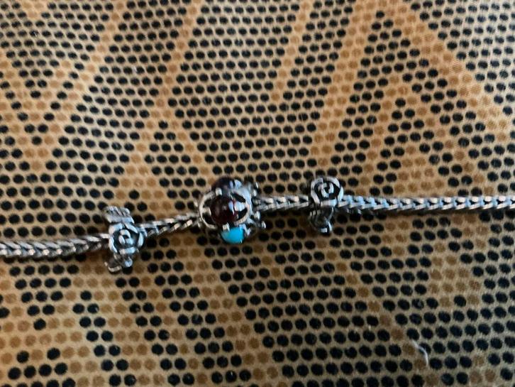 Compleet Trollbeads Armband, Sieraden, Tassen en Uiterlijk, Armbanden, Zo goed als nieuw, Zilver, Met bedels of kralen, Ophalen of Verzenden