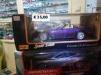 1:18 Corvette conv paars, Hobby en Vrije tijd, Modelauto's | 1:18, Ophalen of Verzenden, Bburago