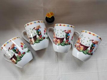4 Bekers Villeroy & Boch Pasen  beschikbaar voor biedingen