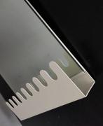 Hang Kast/Deur Spiegel - GARNES - Wit, Ophalen, Minder dan 50 cm, Zo goed als nieuw, Minder dan 100 cm