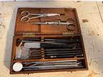 Oud medisch instrumenten kistje tandarts, Antiek en Kunst, Ophalen of Verzenden