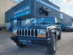 Jeep Cherokee 4.0 I AUT 2000 Knal Zwarte alleskunner, Auto's, Jeep, Stof, Zwart, Zwart, Origineel Nederlands