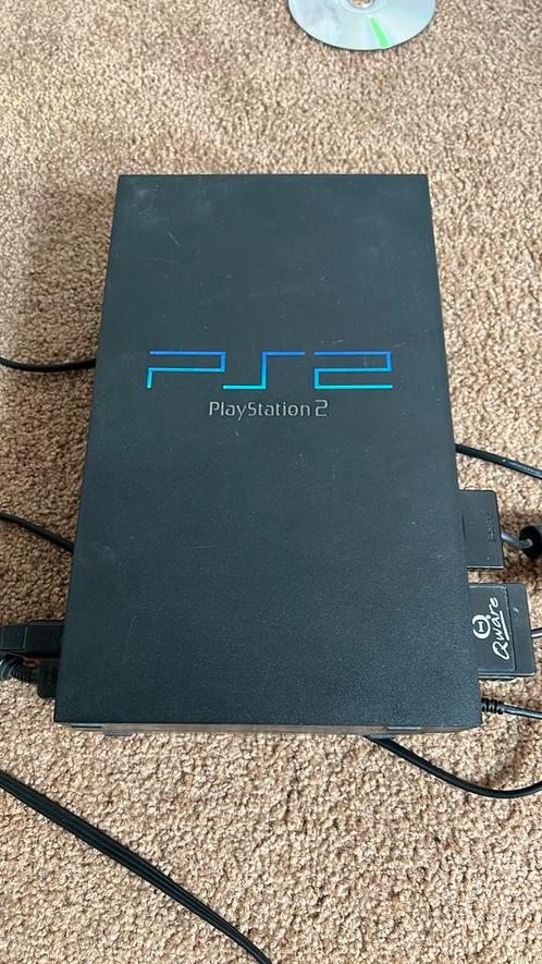 Playstation 2 met 2 controllers, singstar en veel spellen, Spelcomputers en Games, Spelcomputers | Sony PlayStation 2, Gebruikt