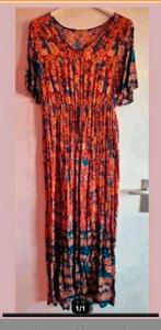 Mooie boho lange jurk maat XL/44. Zgan., Overige kleuren, Maat 42/44 (L), Nieuw, Ophalen of Verzenden