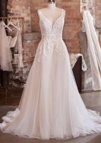 Romantische trouwjurk Isabella van Rebecca Ingram maat 40 42, Ophalen of Verzenden, Zo goed als nieuw, Wit, Trouwjurk