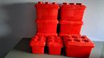 Vintage LEGO rode opbergboxen, Ophalen, Gebruikt, Lego