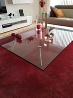 Designtafel glas 150 x 135 cm, Ophalen, Rechthoekig, 100 tot 150 cm, 100 tot 150 cm