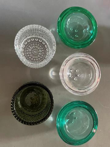 Iitala waxinelicht houders 5x beschikbaar voor biedingen