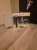 Ps5 disk met gamescherm draadloze headset en 2 controllers, Spelcomputers en Games, Ophalen, Zo goed als nieuw, Playstation 5